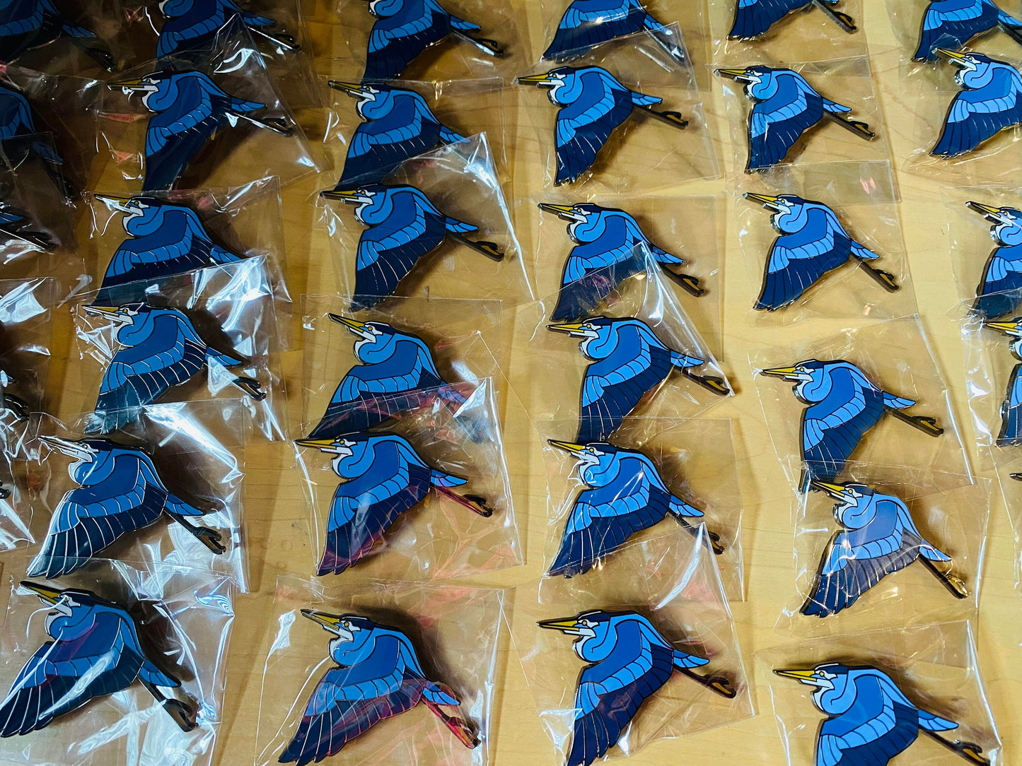 Great Blue Heron Hard Enamel Pin | Heron Pin | Bird Pin | Animal Pin