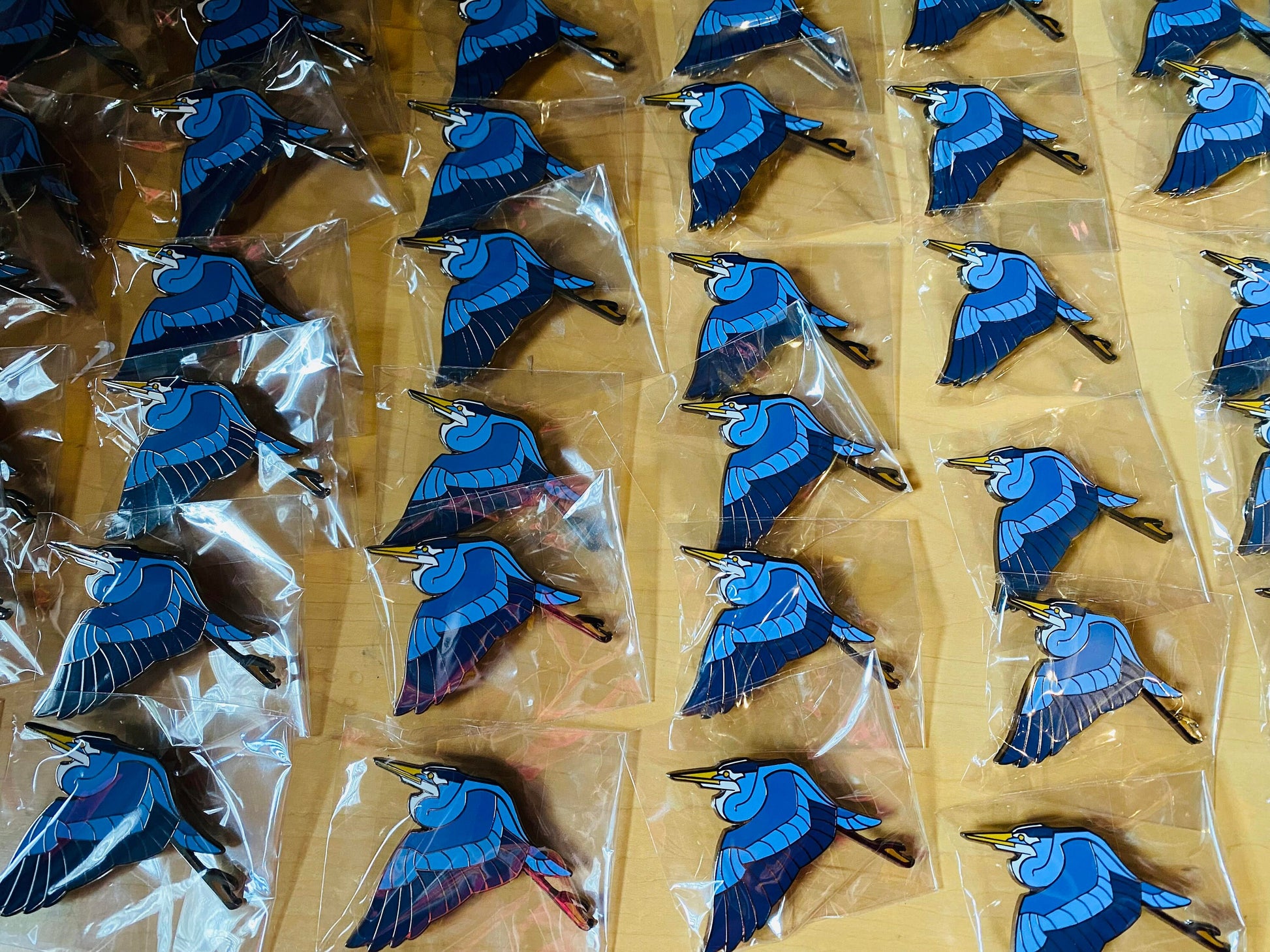 Great Blue Heron Hard Enamel Pin | Heron Pin | Bird Pin | Animal Pin