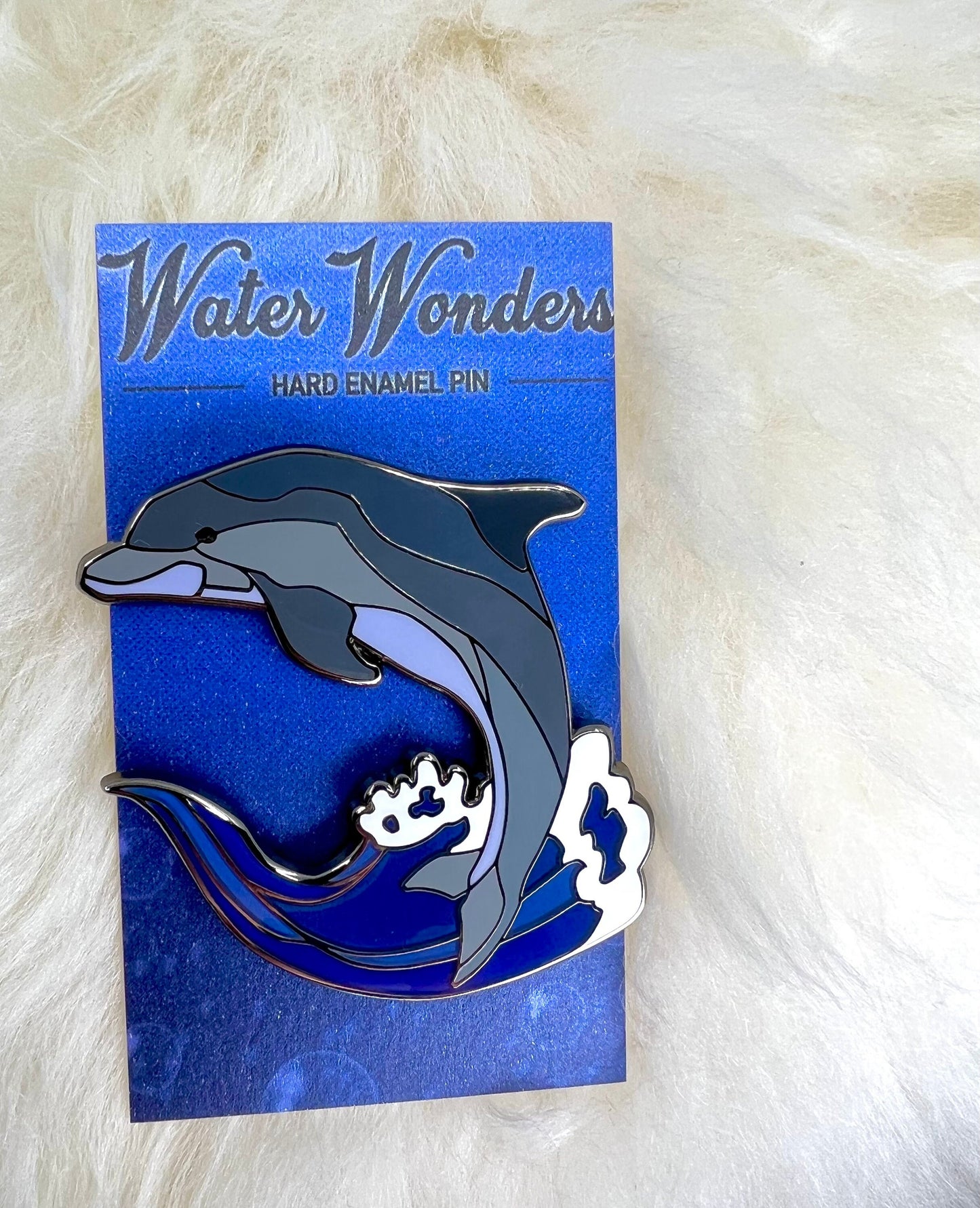 Bottlenose Dolphin Hard Enamel Pin | Dolphin Pin | Animal Pin | Ocean Pin |
