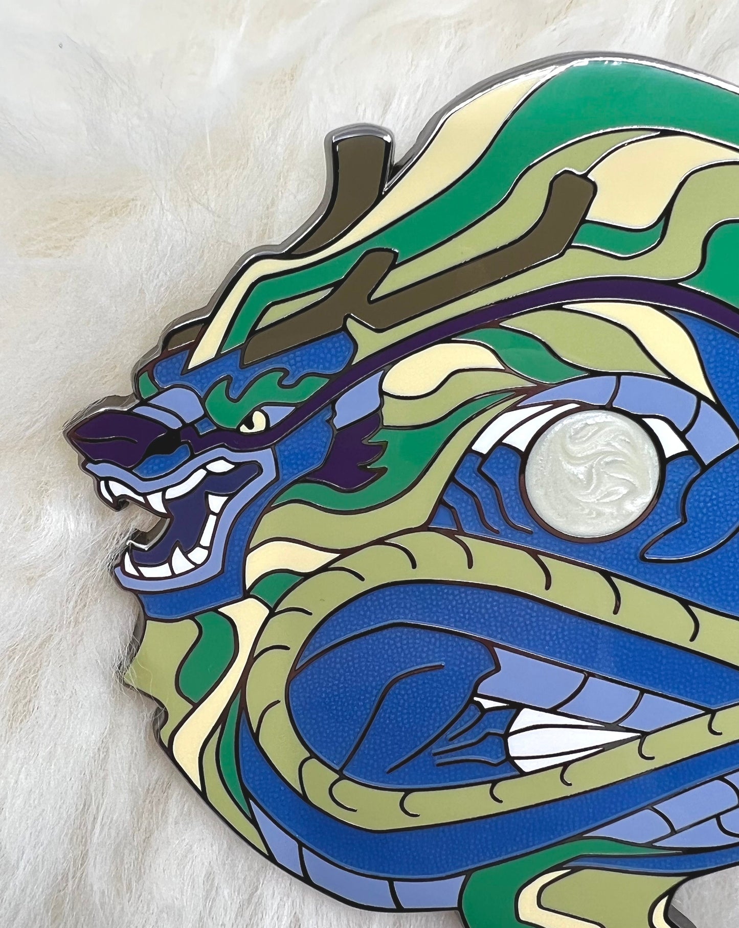 Dragon Hard Enamel Pin | Dragon Pin | Chinese Dragon Pin | Lóng Dragon