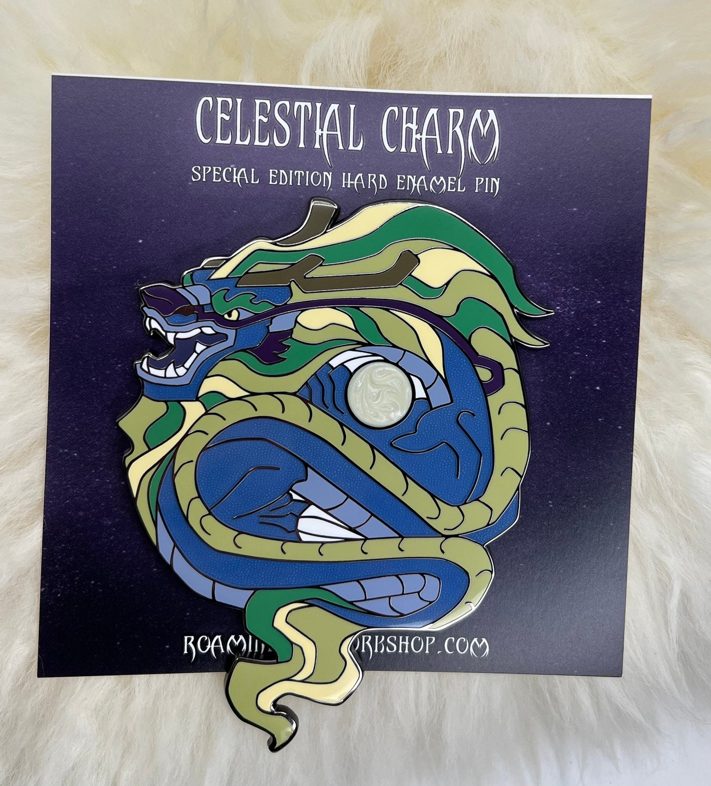 Dragon Hard Enamel Pin | Dragon Pin | Chinese Dragon Pin | Lóng Dragon