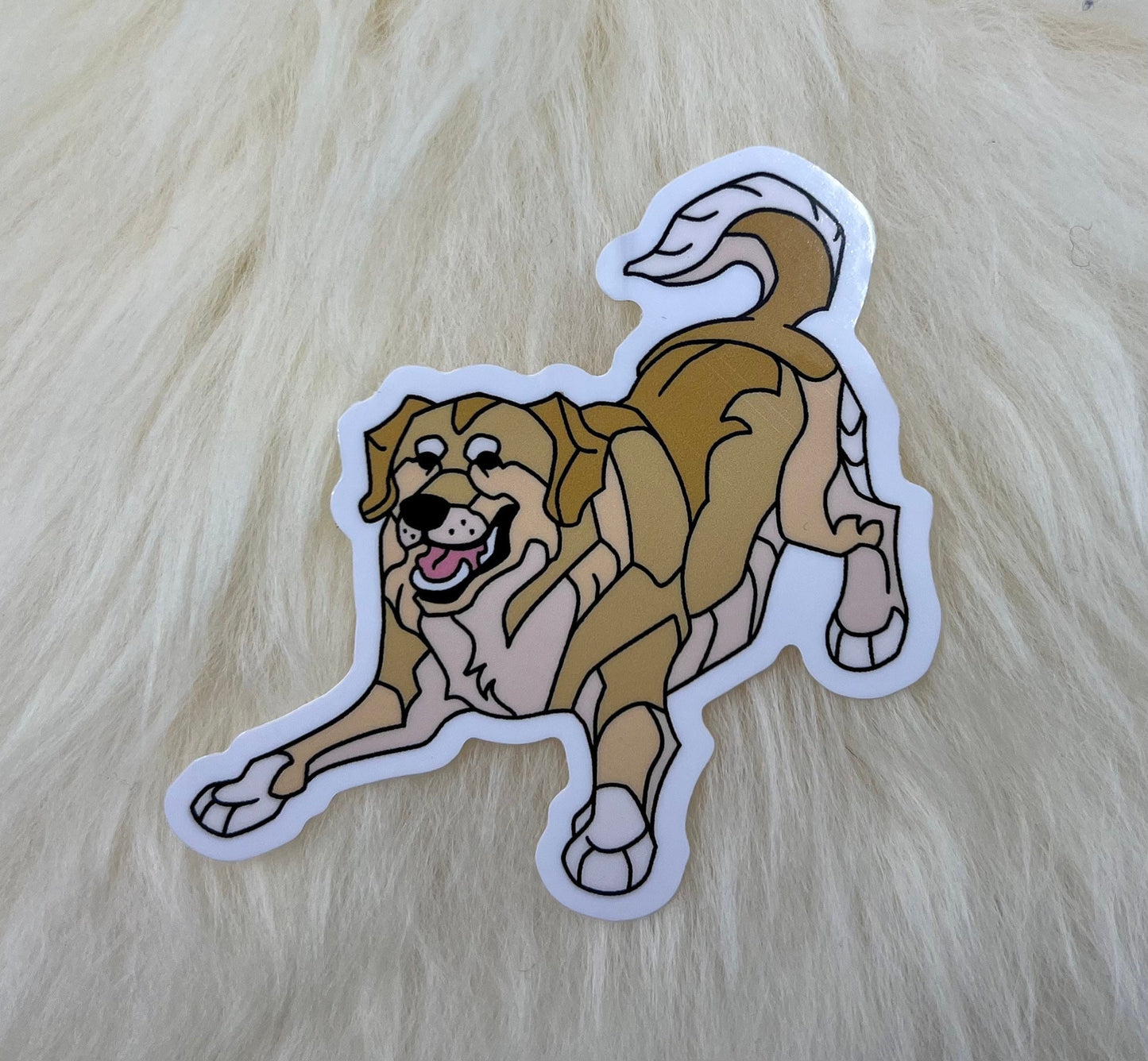 Golden Retriever Vinyl Sticker | Shiba Inu Vinyl Sticker | Shiba Inu Sticker | Dog Sticker | Golden Retriever Sticker | FREE SHIPPING
