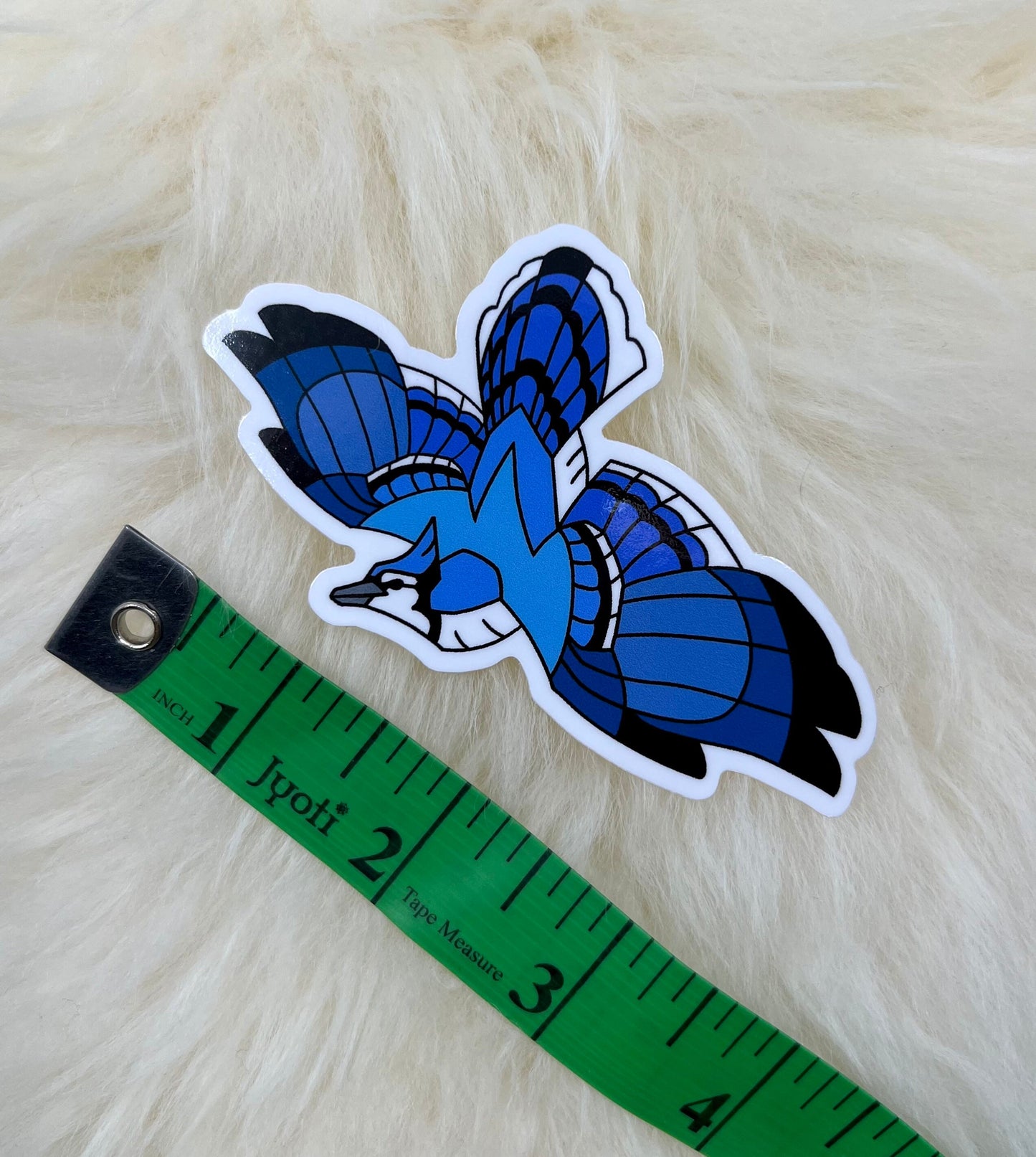 Blue Jay Vinyl Sticker | Stellar's Jay Vinyl Sticker | Blue Jay Sticker | Stellar's Jay Sticker | Bird Sticker | FREE SHIPPING