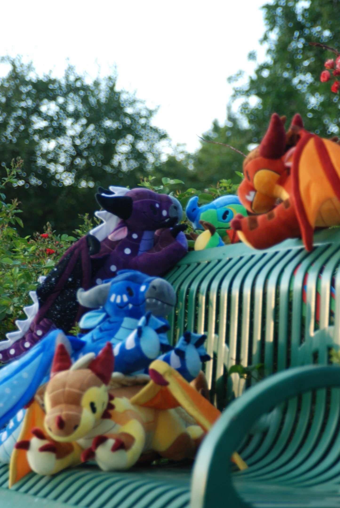 Dragon Plush | Elemental Dragon (Dark) | Dragon Stuffed Animal