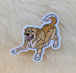 Golden Retriever Vinyl Sticker | FREE SHIPPING
