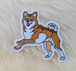 Shiba Inu Vinyl Sticker | FREE SHIPPING