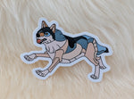 Grey Wolf Vinyl Sticker | FREE SHIPPING