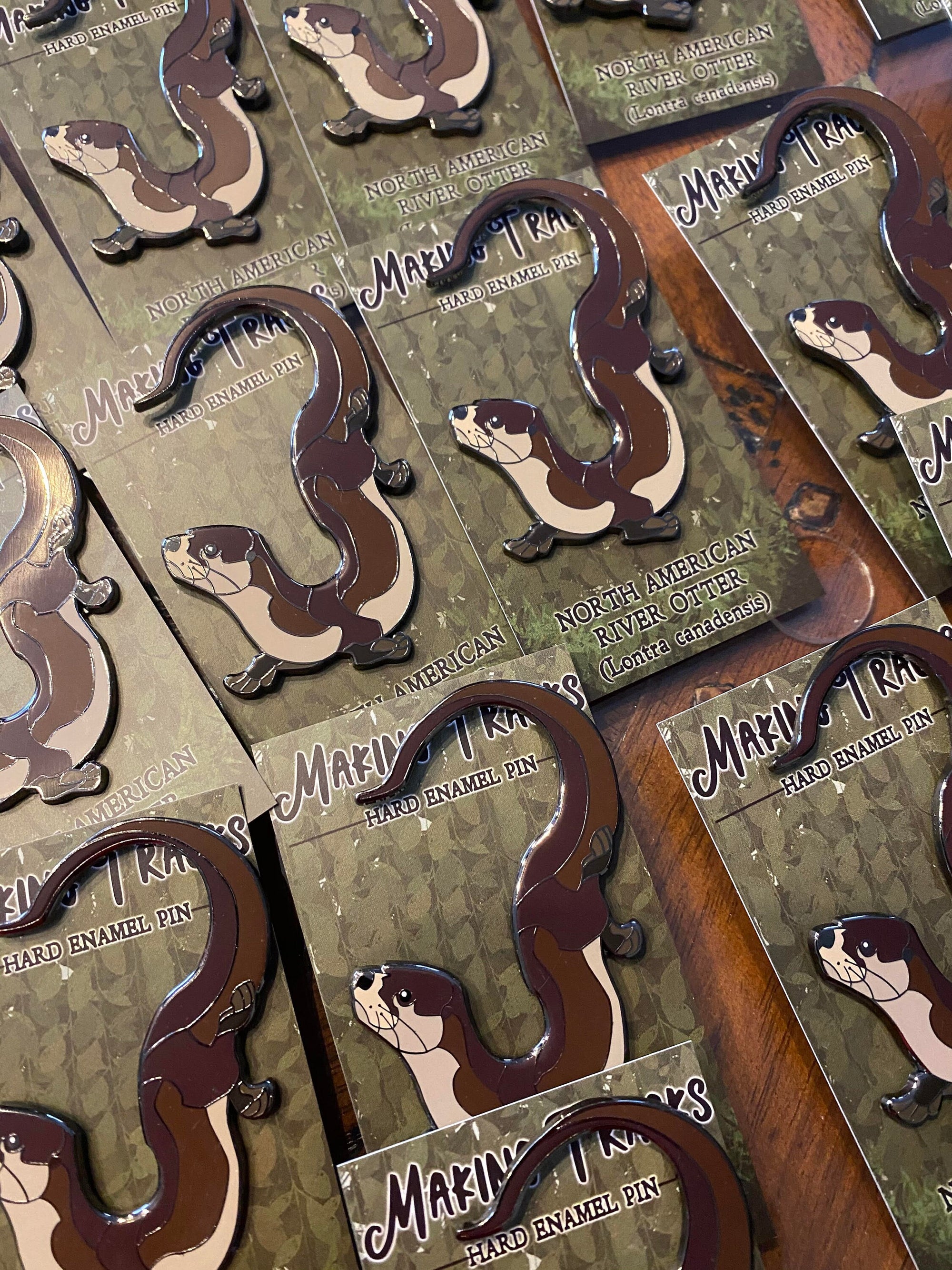 Otter Hard Enamel Pin | Otter Pin | Animal Pin | Art Deco