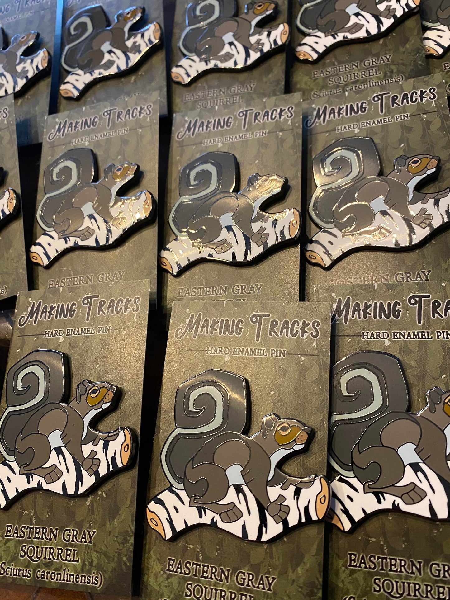 Squirrel Hard Enamel Pin | Squirrel Pin | Animal Pin | Art Deco