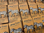 Plains Zebra Hard Enamel Pin | Zebra Pin | Animal Pin | Art Deco