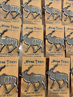 Greater Kudu Hard Enamel Pin | Kudu Pin | Animal Pin | Art Deco
