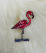 American Flamingo Hard Enamel Pin | Flamingo Pin | Bird Pin | Animal Pin |