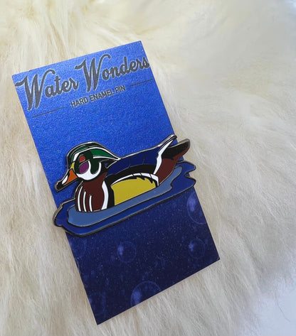 Wood Duck Hard Enamel Pin | Duck Pin | Bird Pin | Animal Pin |