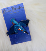 Common Kingfisher Hard Enamel Pin | Kingfisher Pin | Bird Pin | Animal Pin |