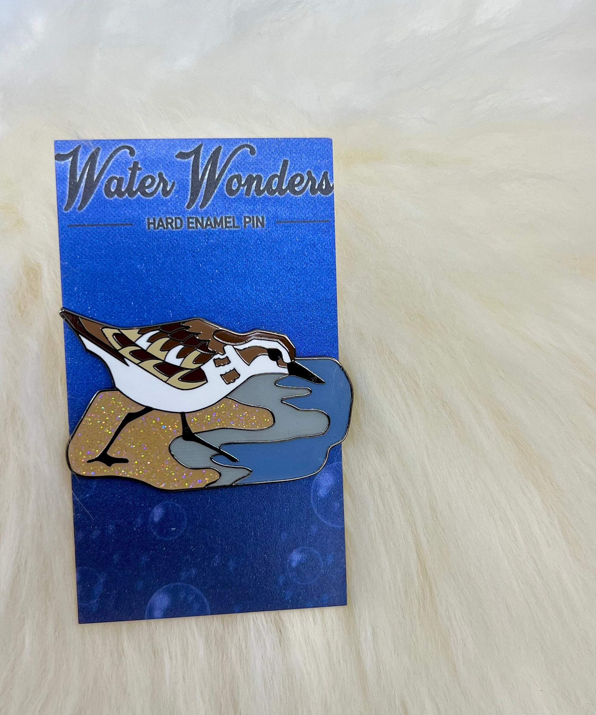Semipalmated Sandpiper Hard Enamel Pin | Sandpiper Pin | Bird Pin | Animal Pin