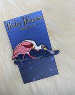 Roseate Spoonbill Hard Enamel Pin | Spoonbill Pin | Bird Pin | Animal Pin |