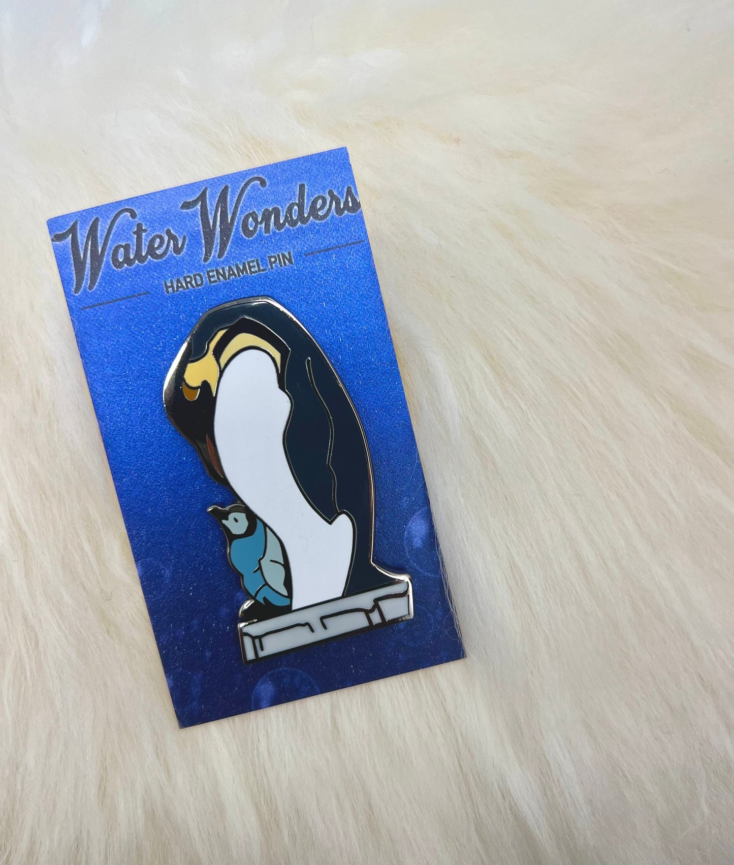 Emperor Penguin Hard Enamel Pin | Penguin Pin | Bird Pin | Animal Pin |
