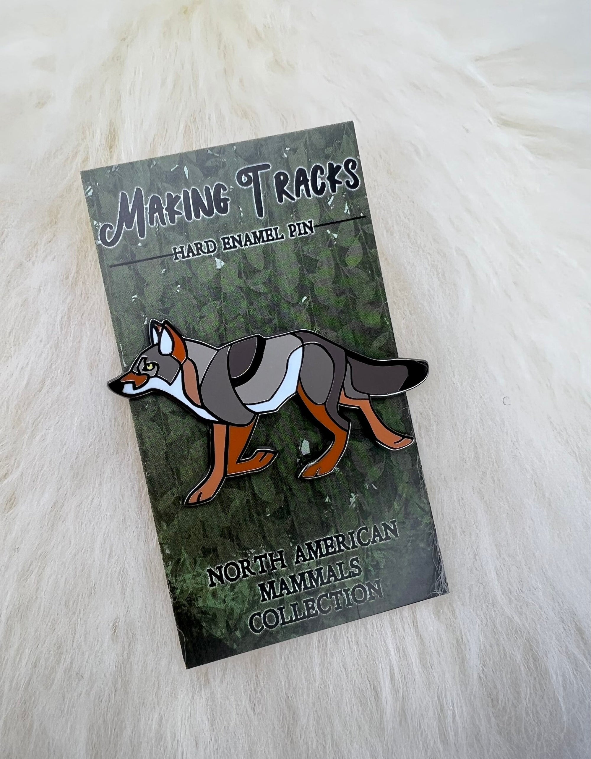 Coyote Hard Enamel Pin | Coyote Pin | Art Deco | Minimalist Art