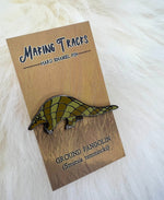 Ground Pangolin Hard Enamel Pin | Pangolin Pin | Animal Pin | Art Deco