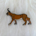Caracal Hard Enamel Pin | Caracal Pin | Animal Pin | Art Deco