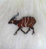 Bongo Hard Enamel Pin | Bongo Pin | Animal Pin | Art Deco