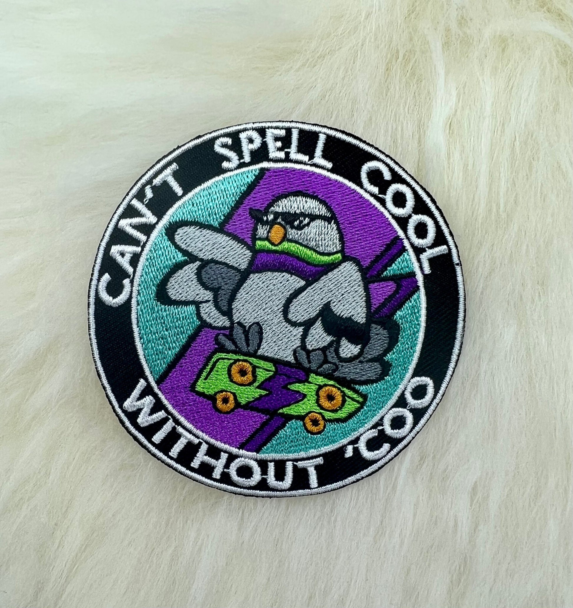 Can’t Spell Cool Without Coo’ Patch | Pigeon Patch | Bird Patch | FREE SHIPPING