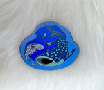 Whale Shark Hard Enamel Pin | Whale Shark Pin | Shark Pin | Animal Pin | Art Deco