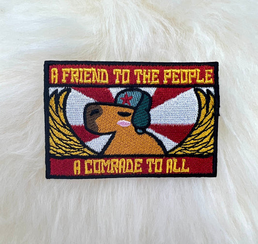 Commie Capybara Patch | Capybara Patch | Funny Patch | Political Patch | FREE SHIPPING