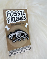 Smilodon Soft Enamel Pin | Sabertooth Tiger | Ice Age | Fossil