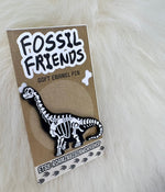 Brachiosaurus Soft Enamel Pin | Dinosaur Pin | Sauropod Pin | Fossil Pin