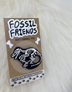 Velociraptor Soft Enamel Pin | Raptor Pin | Dinosaur Pin | Fossil Pin