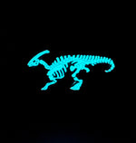 Parasaurolophus Soft Enamel Pin | Dinosaur Pin | Fossil Pin