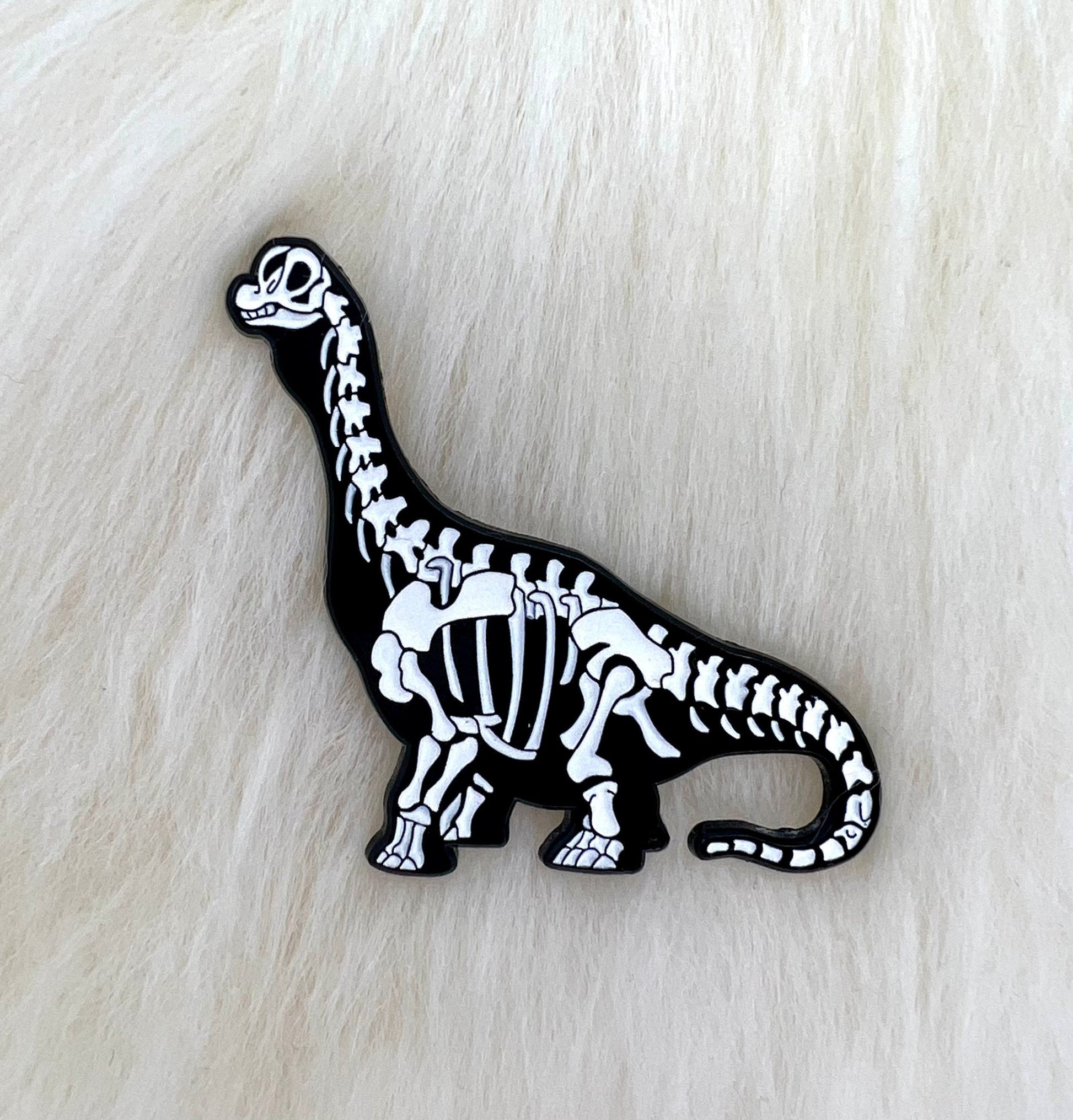 Brachiosaurus Soft Enamel Pin | Dinosaur Pin | Sauropod Pin | Fossil Pin