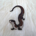 Otter Hard Enamel Pin | Otter Pin | Animal Pin | Art Deco