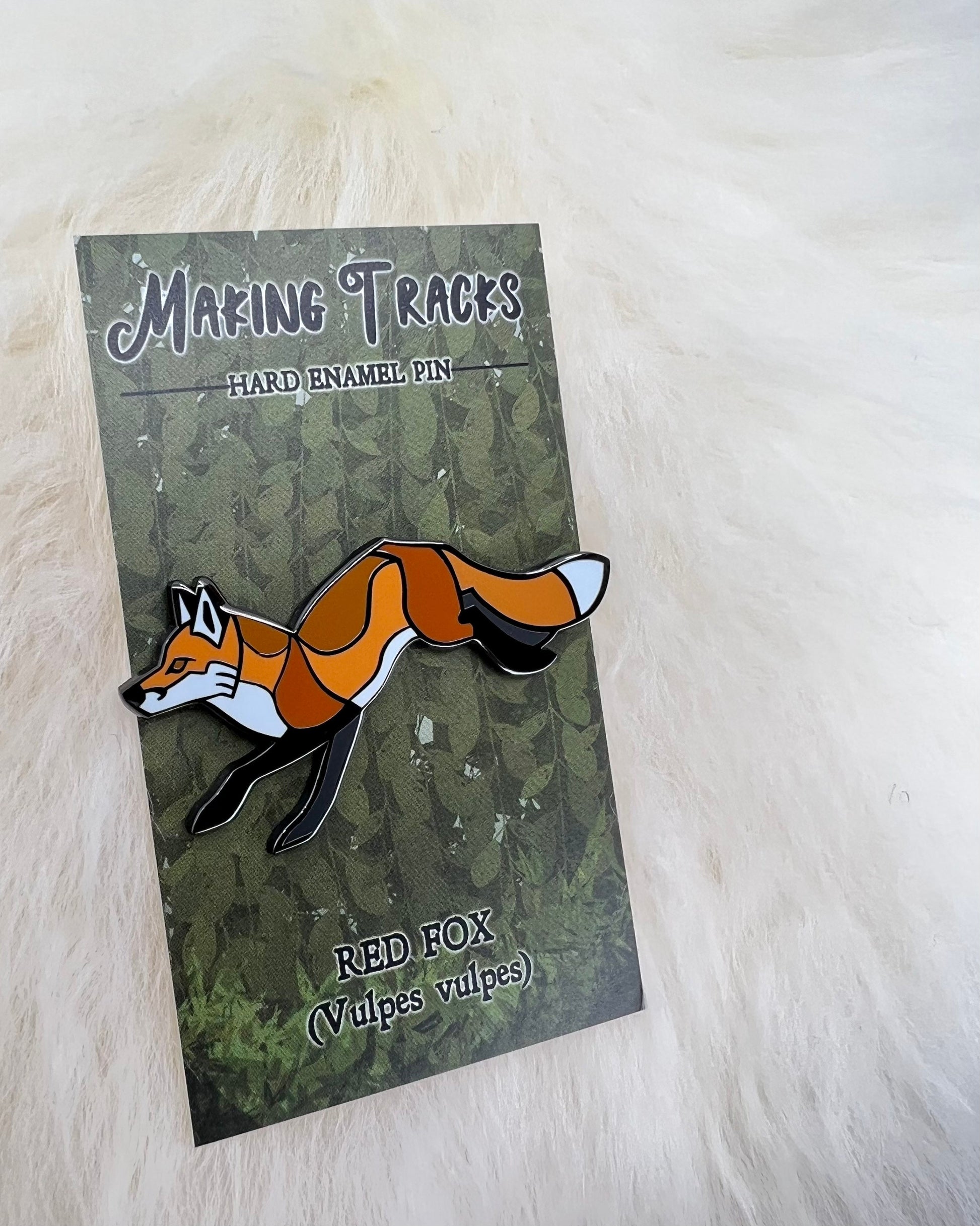 Red Fox Hard Enamel Pin | Fox Pin | Animal Pin