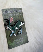Jackalope Hard Enamel Pin | Jackalope Pin | Cryptid Pin | Art Deco