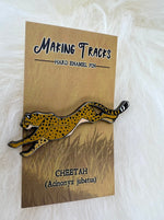 Cheetah Hard Enamel Pin | Cheetah Pin | Animal Pin | Art Deco
