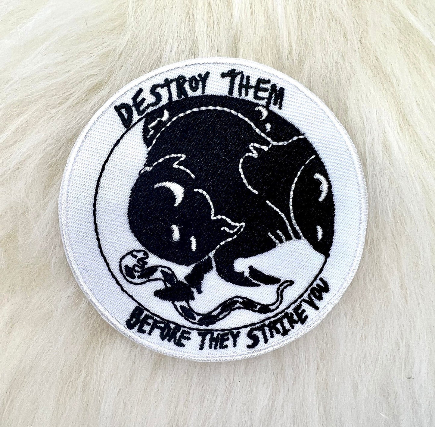 Destroy Them Before They Strike You Patch | Political Patch | FREE SHIPPING