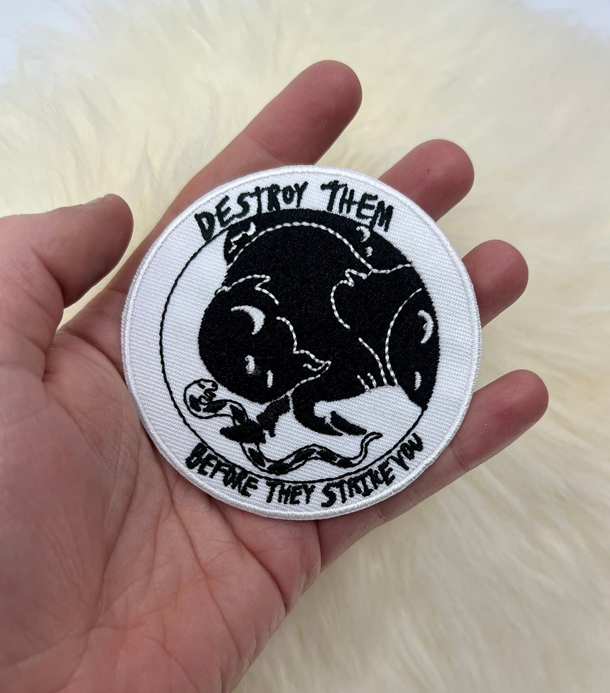 Destroy Them Before They Strike You Patch | Political Patch | FREE SHIPPING
