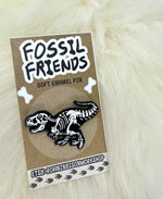 Tyrannosaurus Rex Soft Enamel Pin | Trex Pin | Dinosaur Pin | Fossil Pin