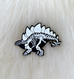 Stegosaurus Soft Enamel Pin | Stegosaurus Pin | Dinosaur Pin | Fossil Pin
