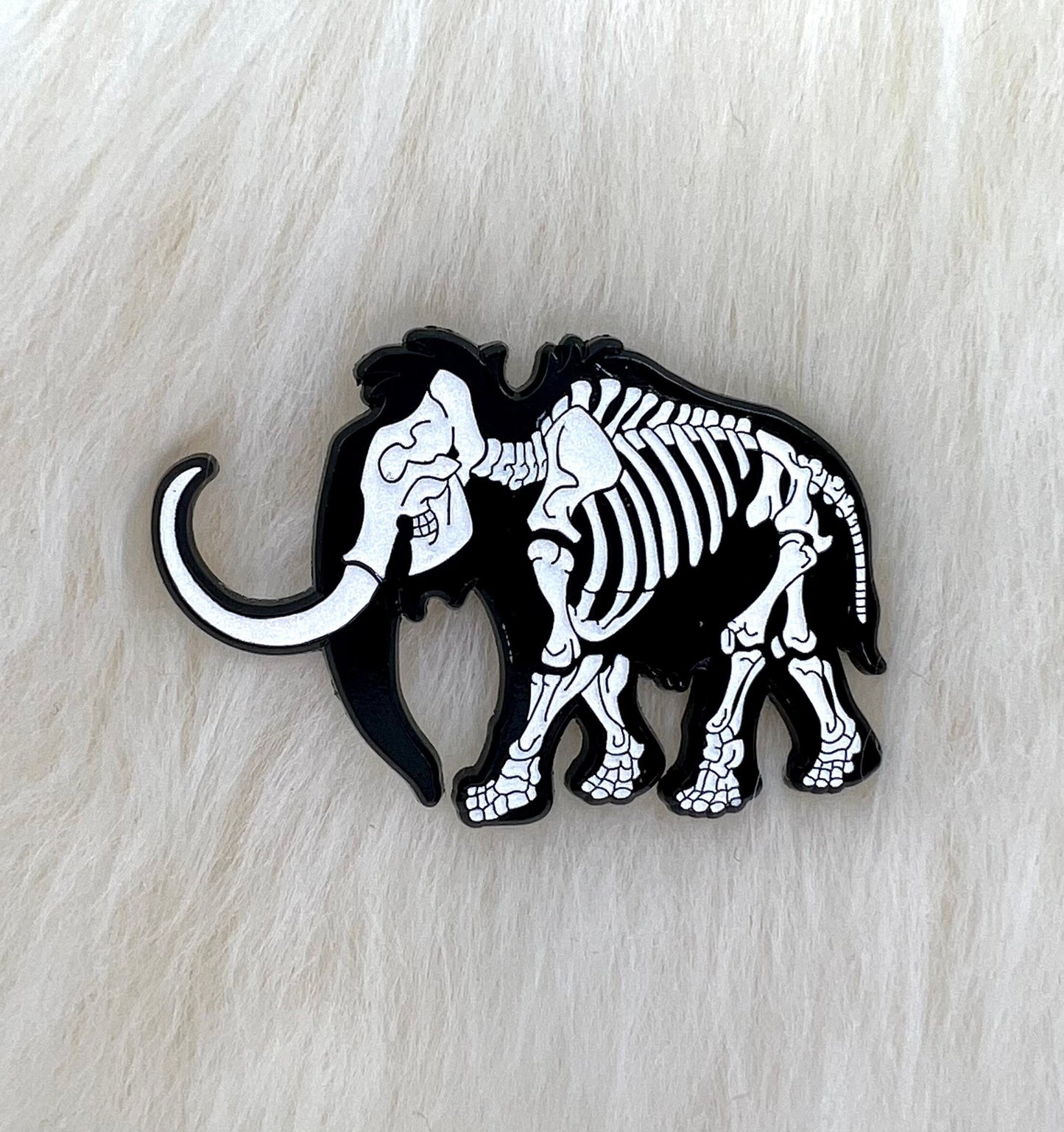 Mammoth Soft Enamel Pin | Mammoth Pin | Fossil Pin | Ice Age