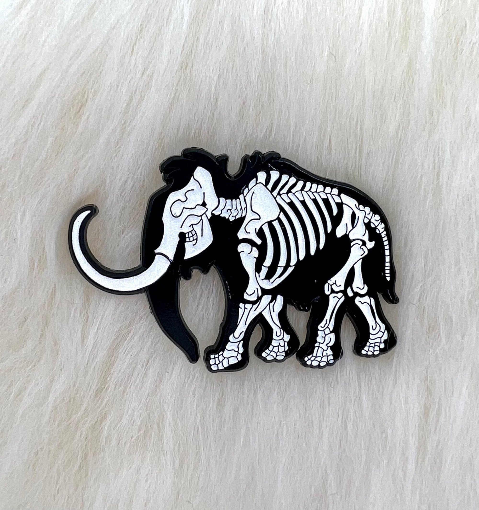 Mammoth Soft Enamel Pin | Mammoth Pin | Fossil Pin | Ice Age