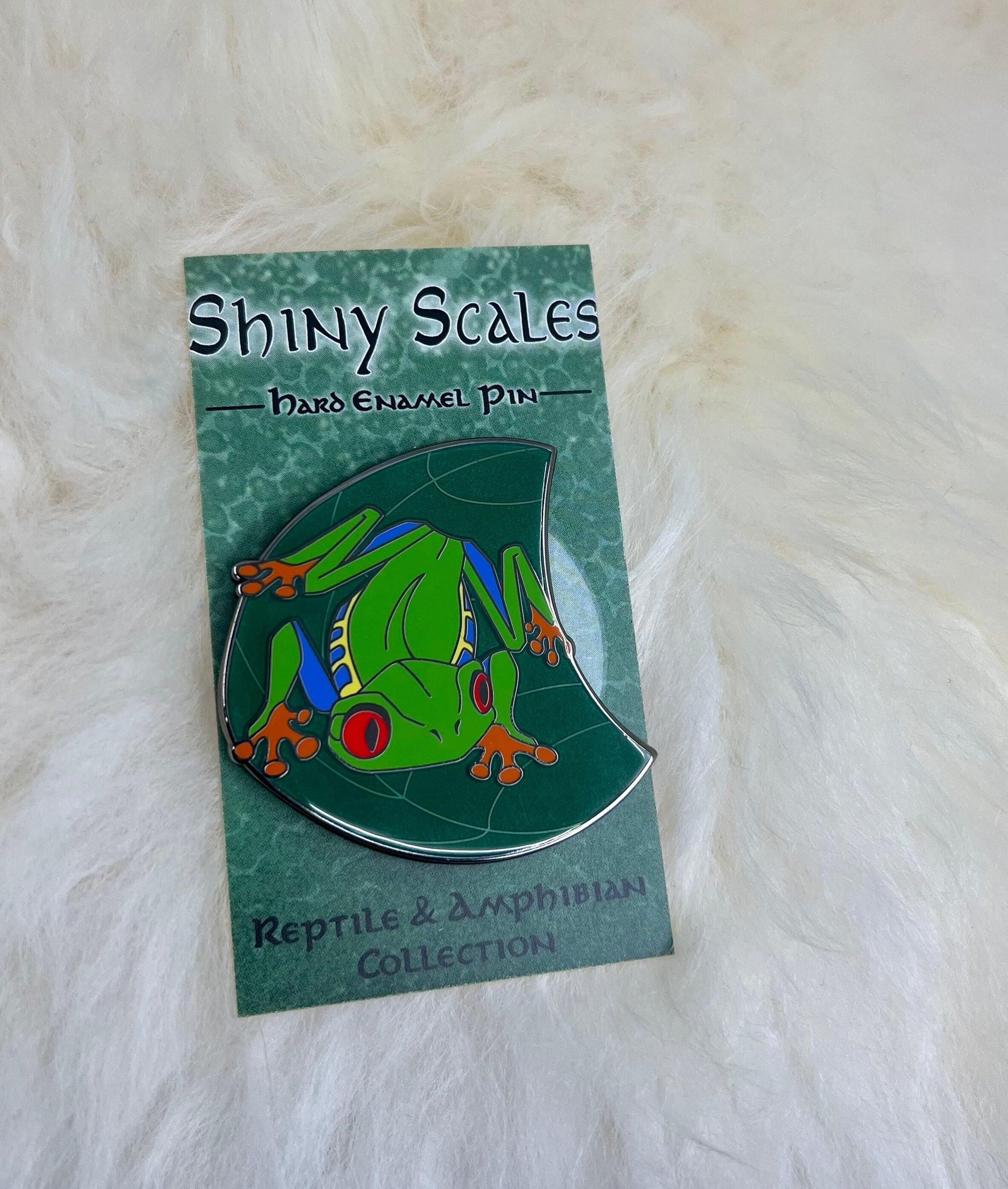 Red Eyed Tree Frog Enamel Pin | Frog Enamel Pin | Frog Pin | Animal Pin |