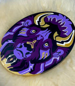 The Golden Connection Acrylic Painting | Original Art | Bison Painting | Buffalo Painting | FREE SHIPPING