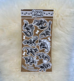 Dinosaur Fossil Sticker Sheet | Dinosaur Sticker | Fossil Sticker | Bones Sticker | FREE SHIPPING