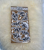 Dinosaur Fossil Sticker Sheet | Dinosaur Sticker | Fossil Sticker | Bones Sticker | FREE SHIPPING