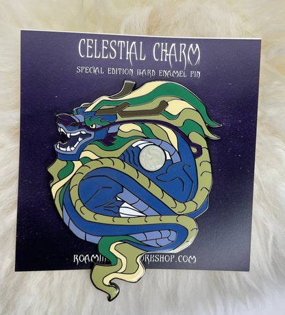 Dragon Hard Enamel Pin | Dragon Pin | Chinese Dragon Pin | Lóng Dragon