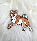 Shiba Inu Hard Enamel Pin | Shiba Inu Pin | Dog Pin | Animal Pin | Art Deco