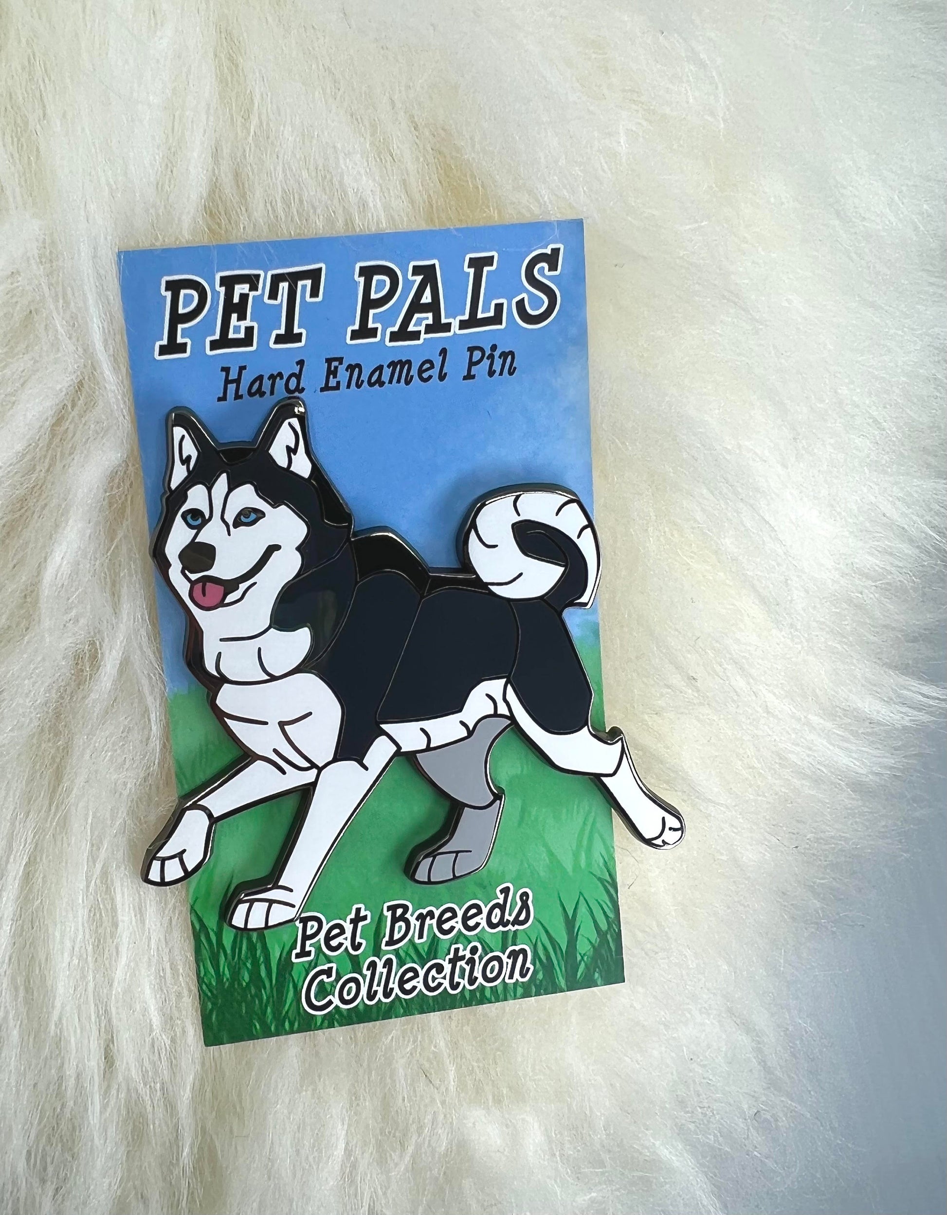 Siberian Husky Enamel Pin | Husky Pin | Dog Pin | Pet Pin | Animal Pin | Black Variant